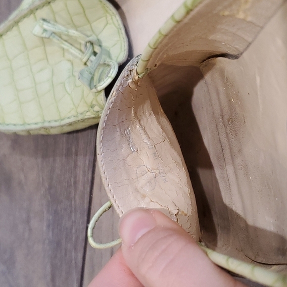 Talbots crocs style moccasin loafer flat shoes sz 5.5 - Picture 11 of 14